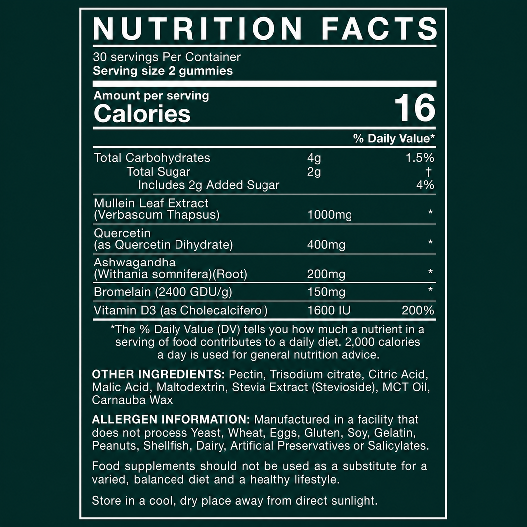 Sanora Mullein Gummies