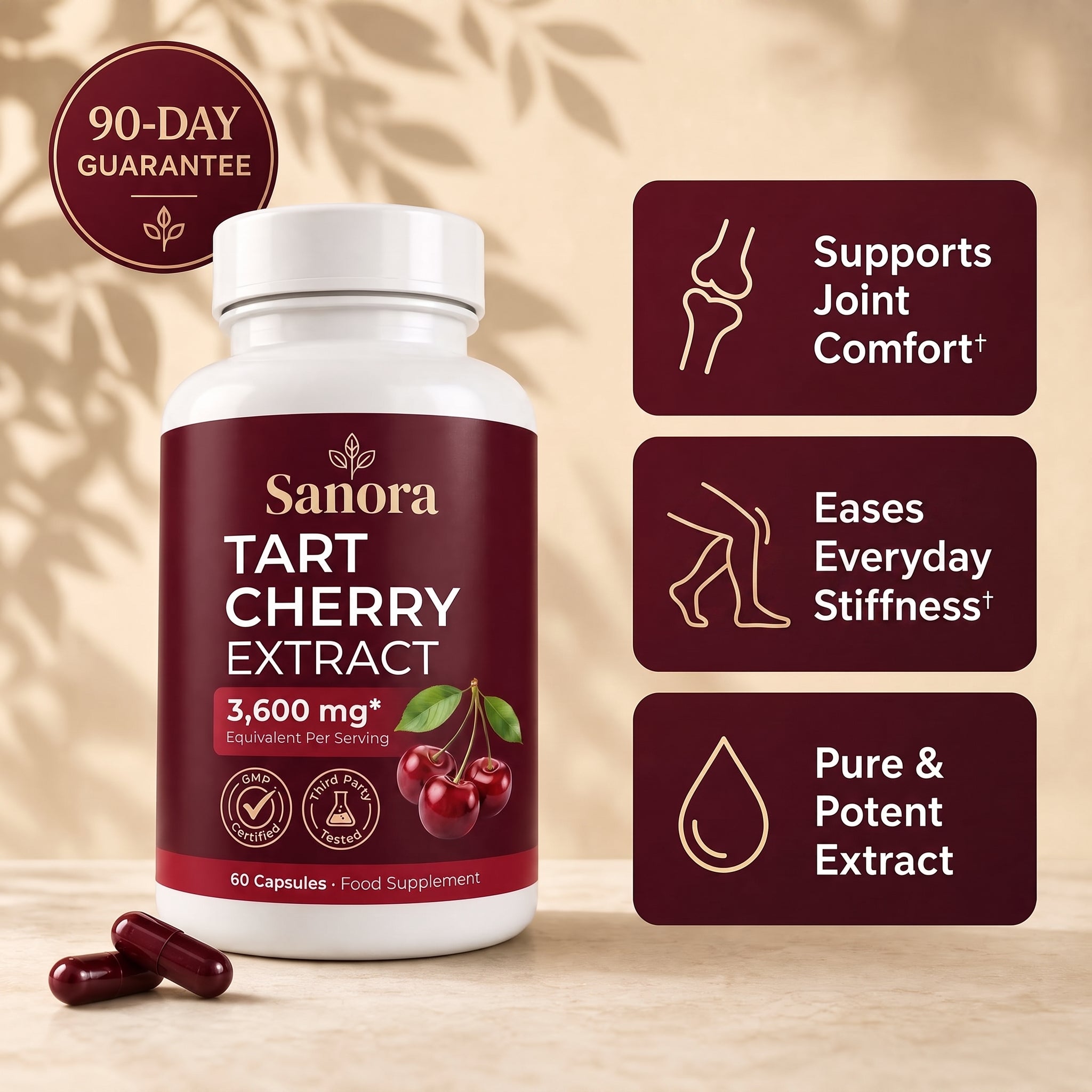 Sanora® Cold-Pressed Tart Cherry Extract