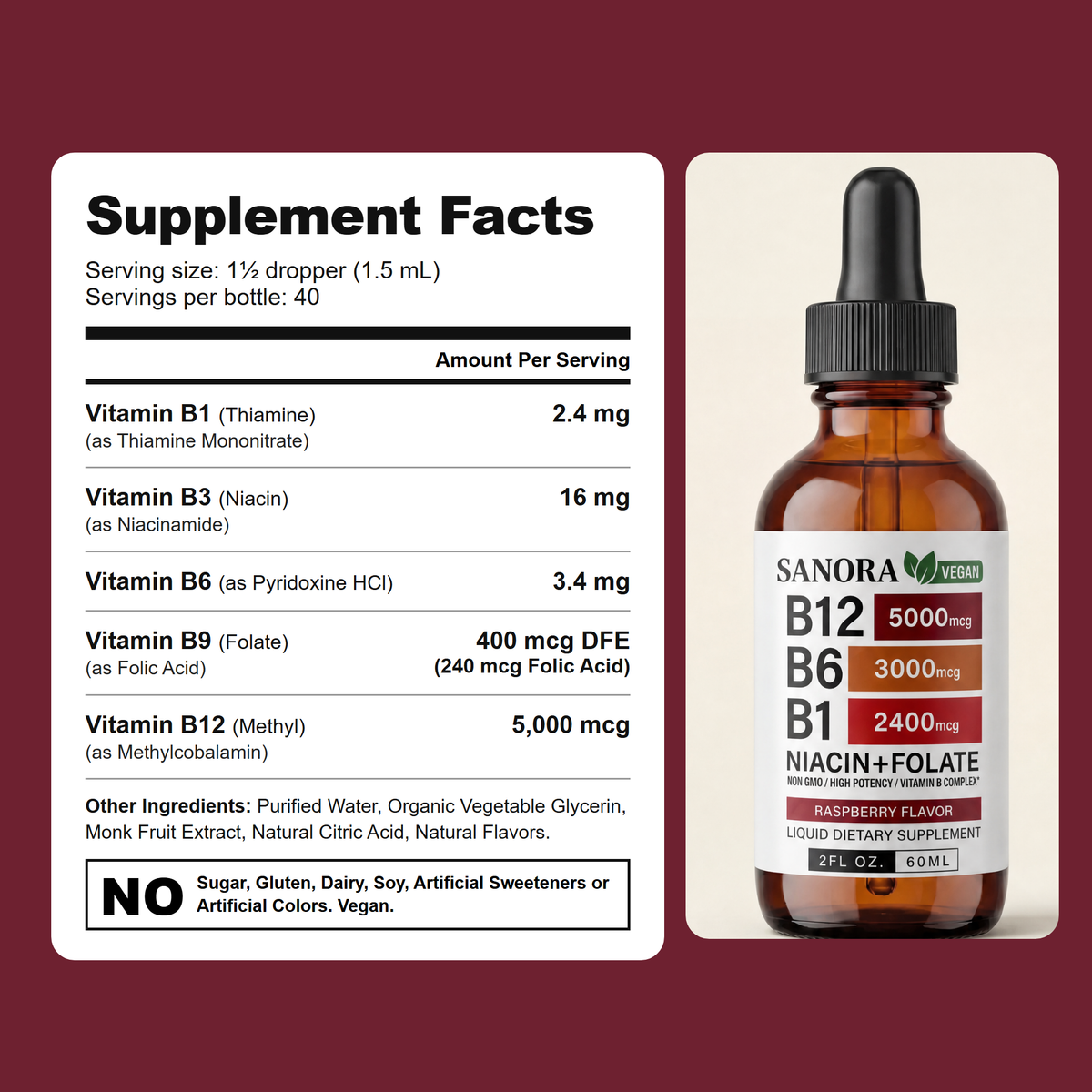 Sanora™ Vitamin B-Complex Drops