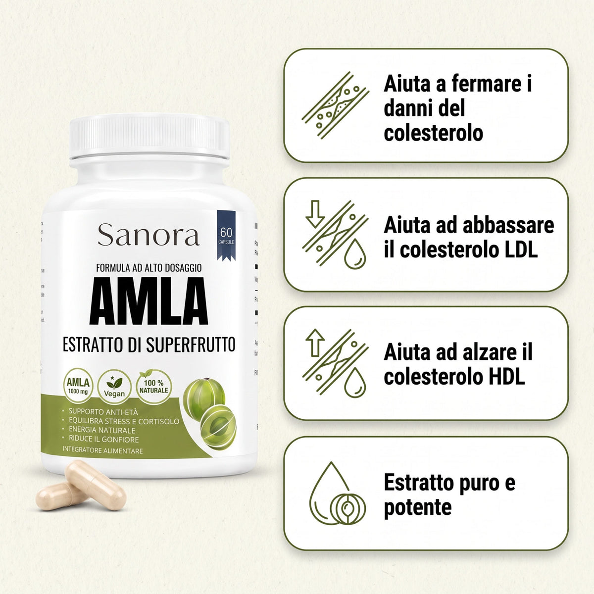 Capsule di Amla Superfrutto
