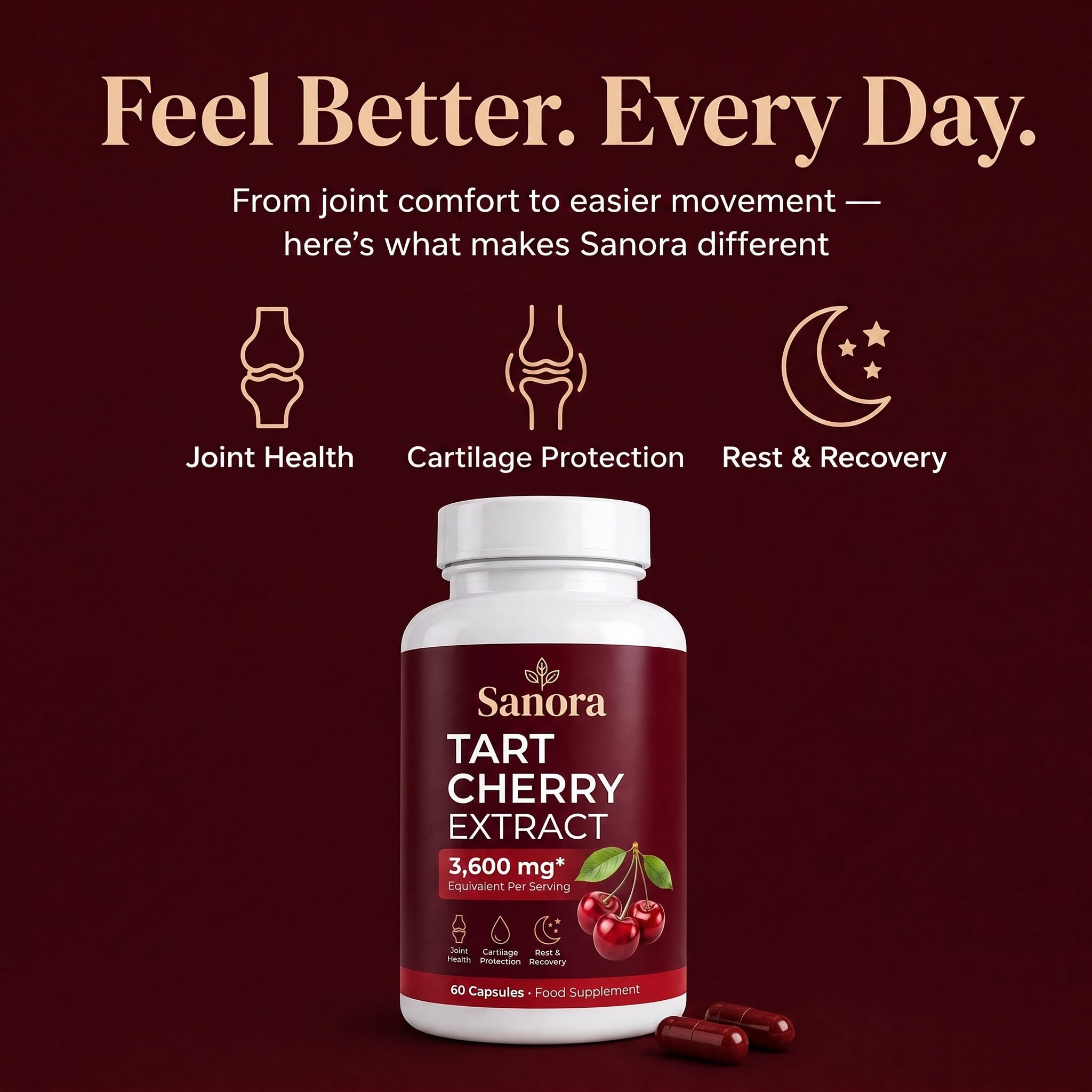 Sanora® Cold-Pressed Tart Cherry Extract