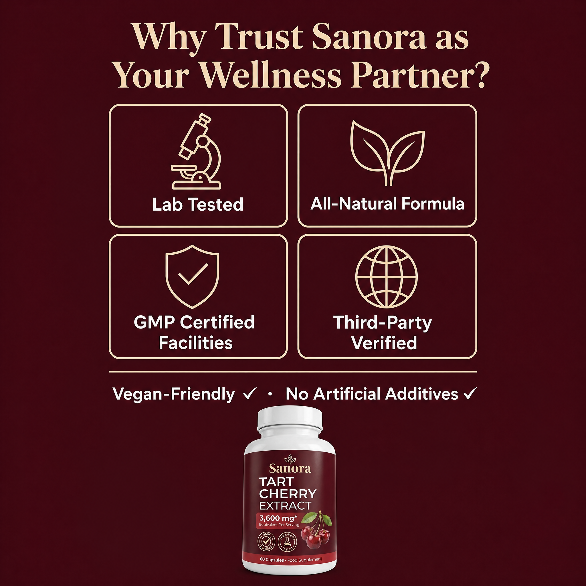 Sanora® Cold-Pressed Tart Cherry Extract