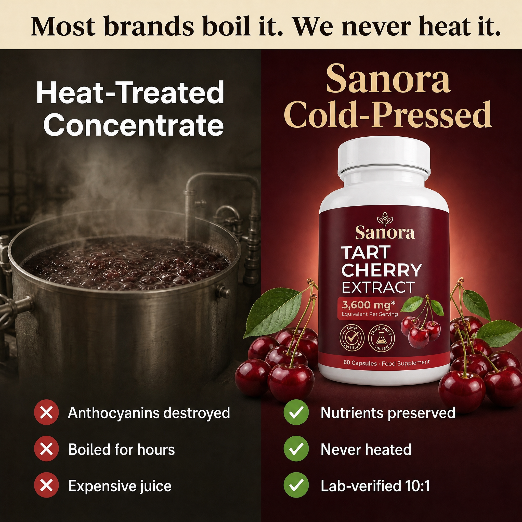 Sanora® Cold-Pressed Tart Cherry Extract
