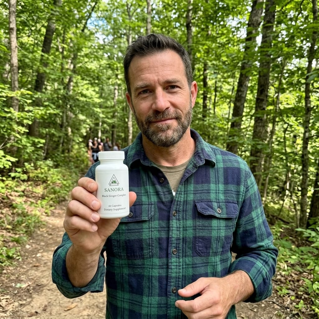 Customer with Sanora Black Ginger Complex