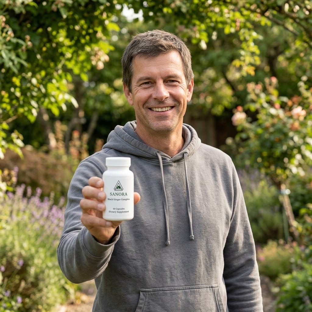 Customer with Sanora Black Ginger Complex